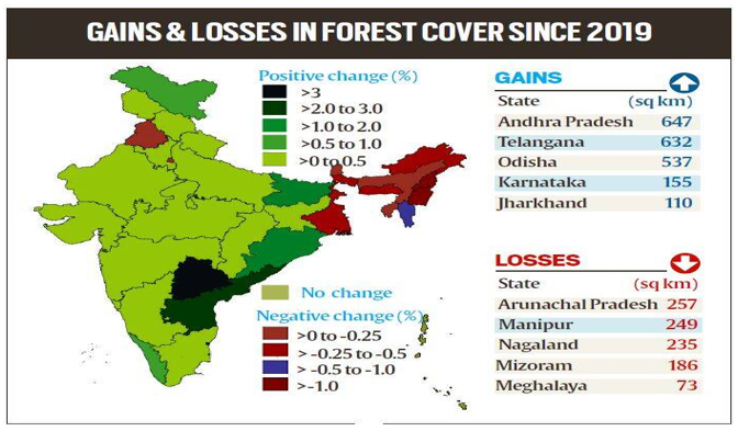 FOREST COVER IN INDIA