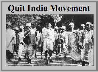 Quit India Movement : "EMPOWER IAS"