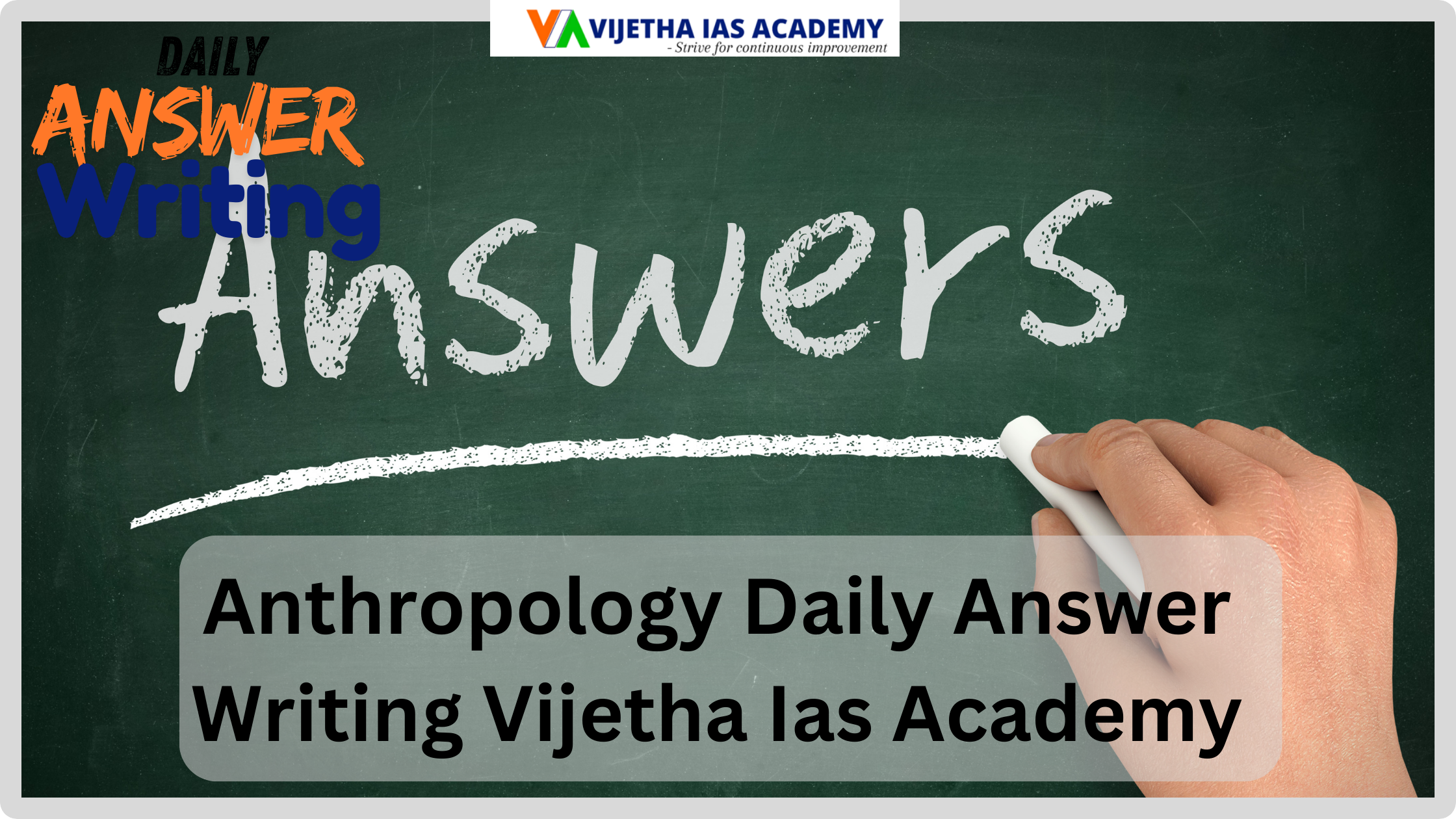 Anthropology Daily Answer Writing Vijetha Ias Academy