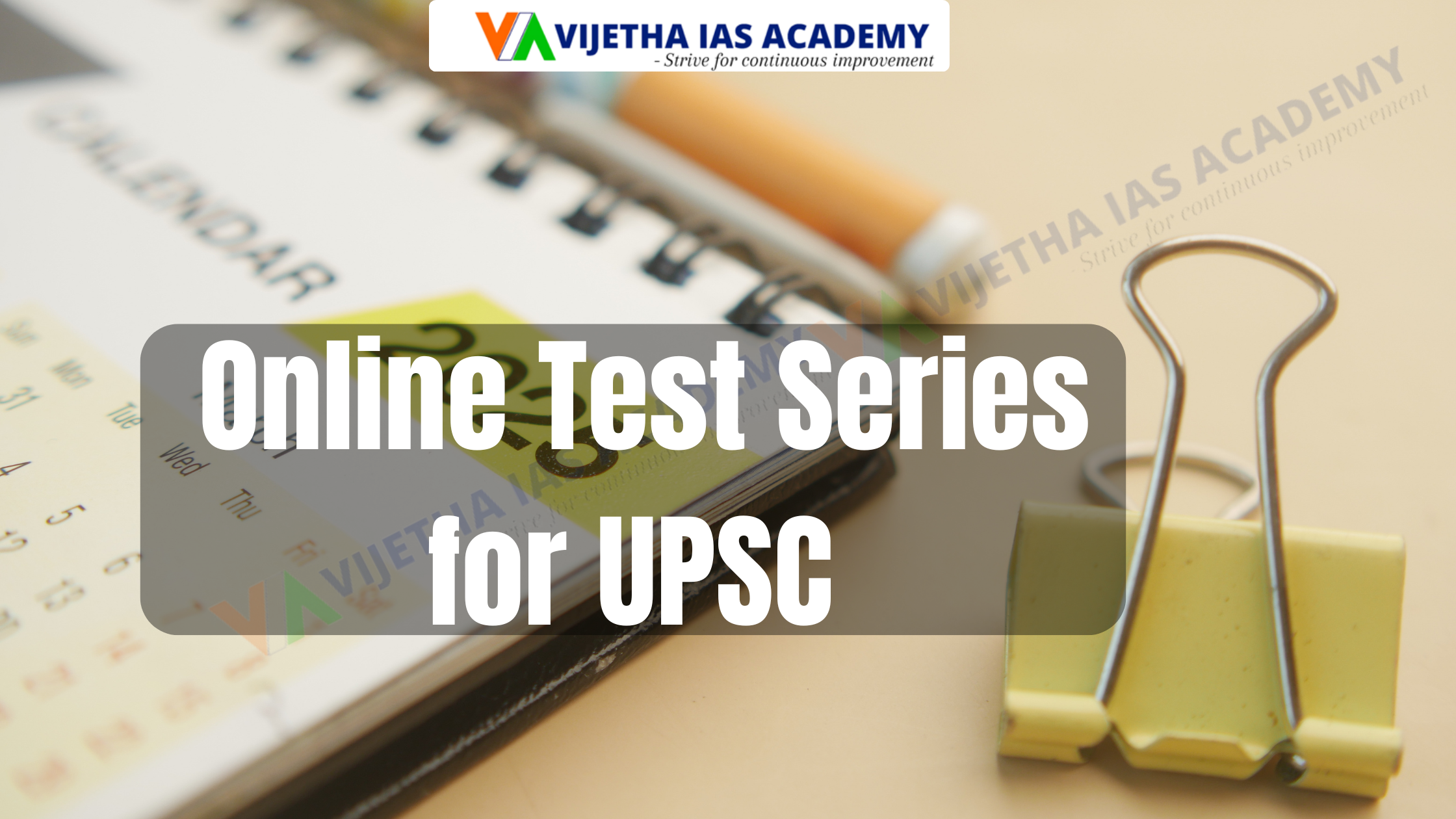 Online Test Series for UPSC | Vijetha IAS Academy | N P Kishore Sir