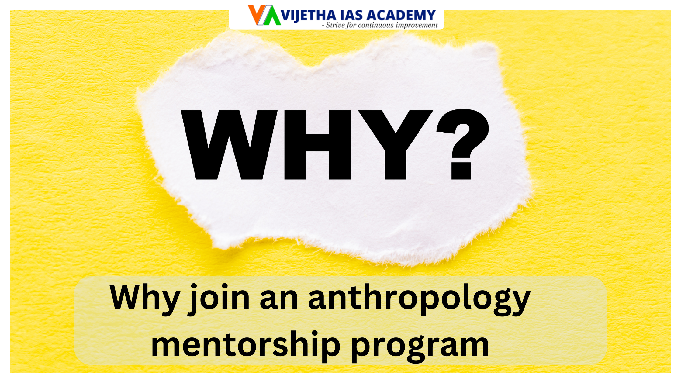 Why join an anthropology mentorship program?