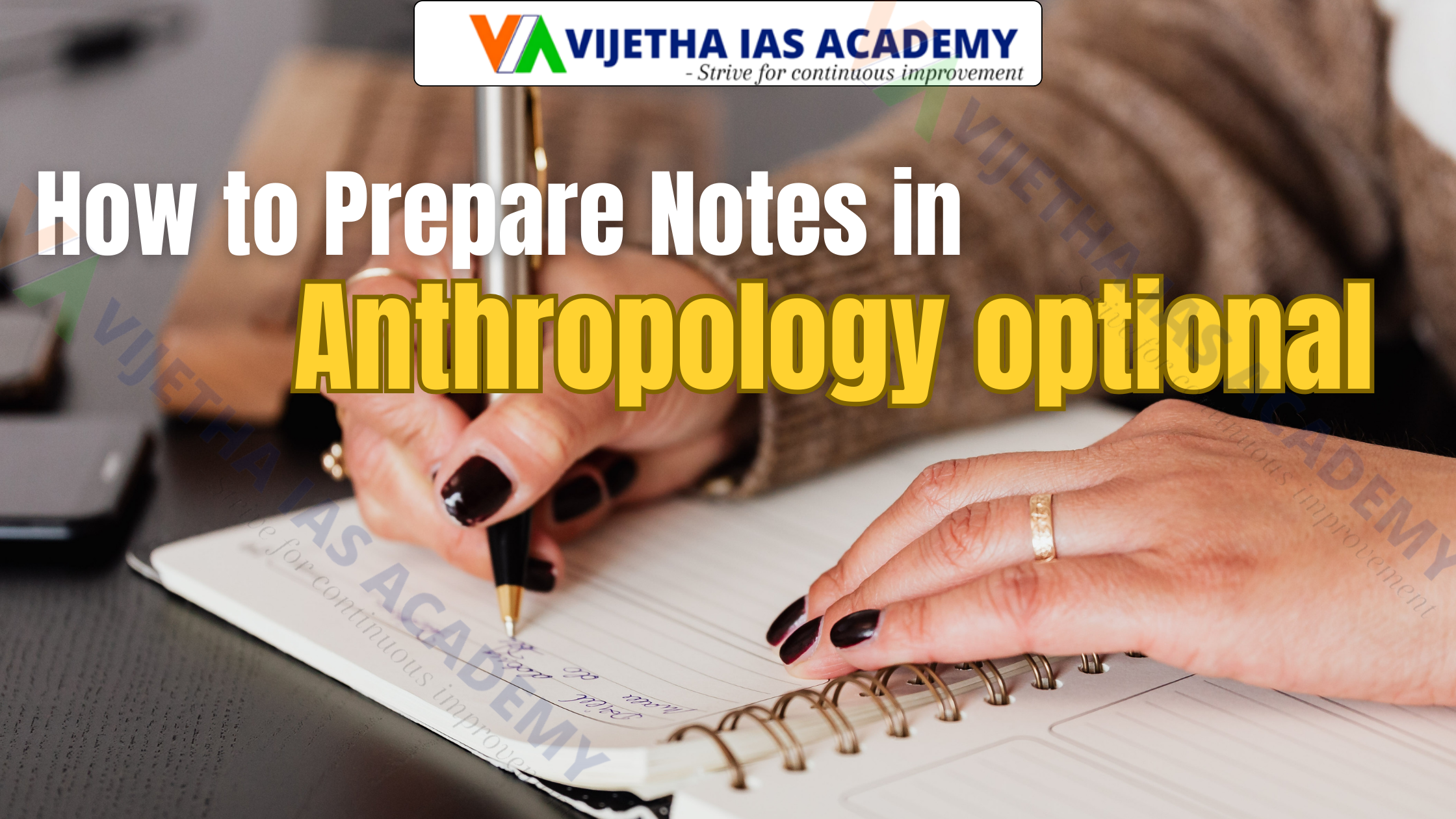 How to Prepare Notes in Anthropology optional by N.P Kishore Sir