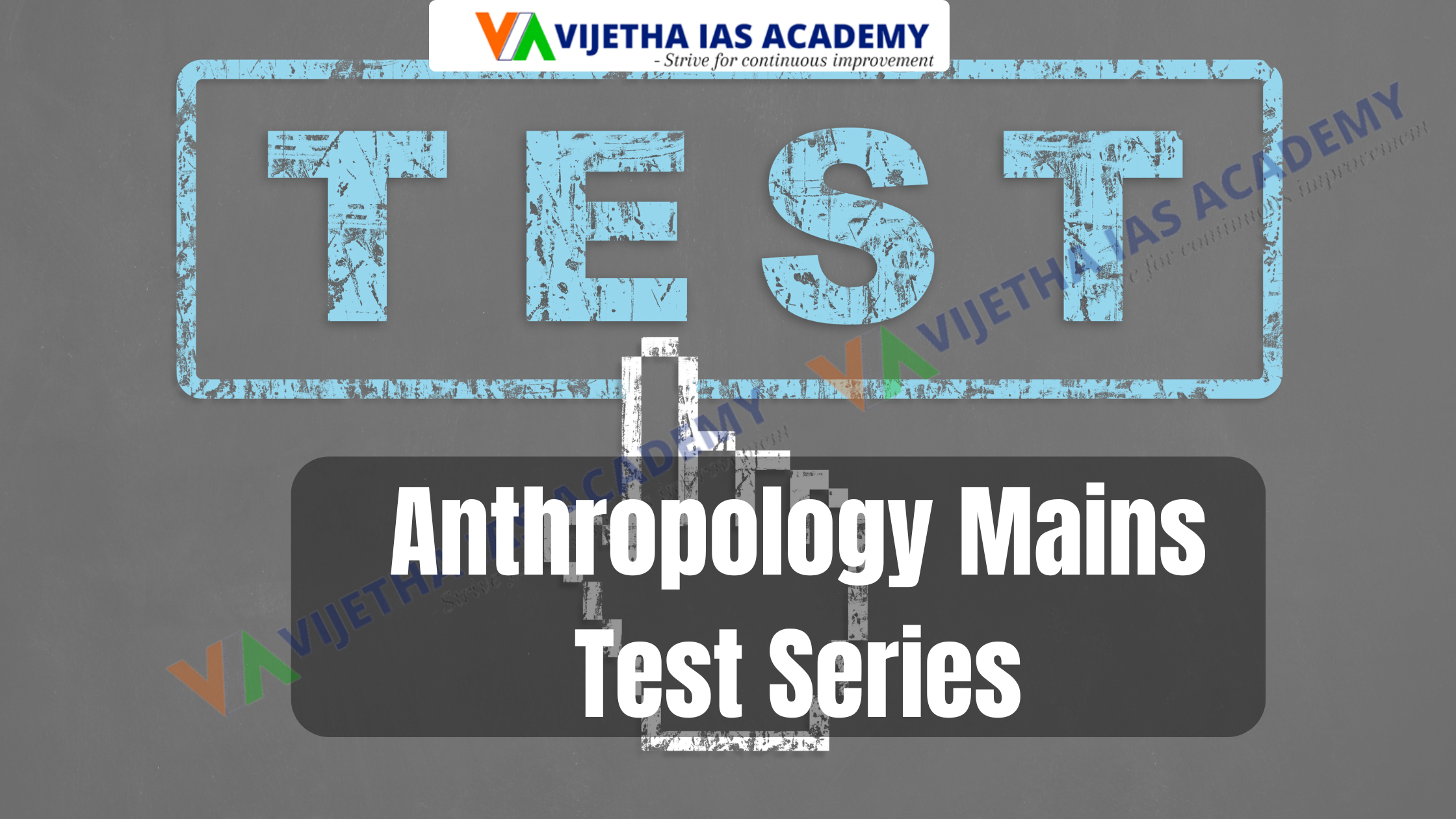 Anthropology Mains Test Series | Vijetha IAS Academy with N P Kishore Sir