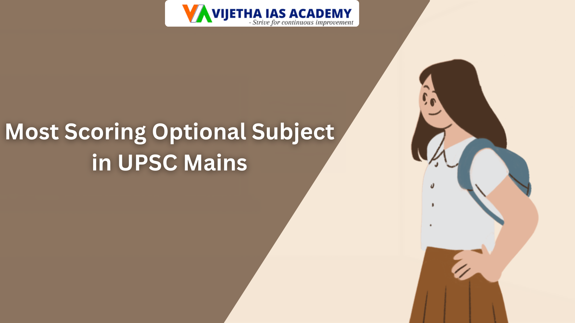 Most Scoring Optional Subject in UPSC Mains