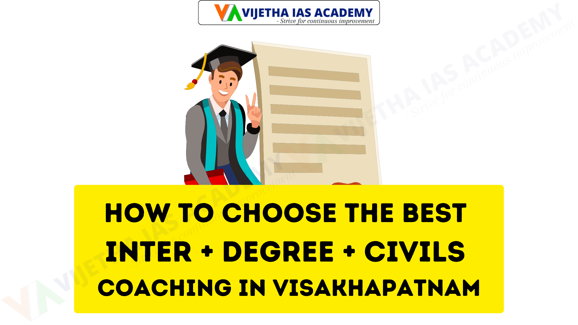 How To Choose The Best Inter + Degree + Civils Coaching In Visakhapatnam