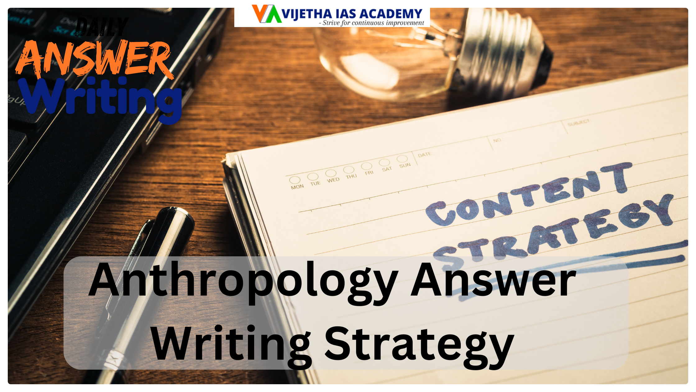Anthropology Answer Writing Strategy