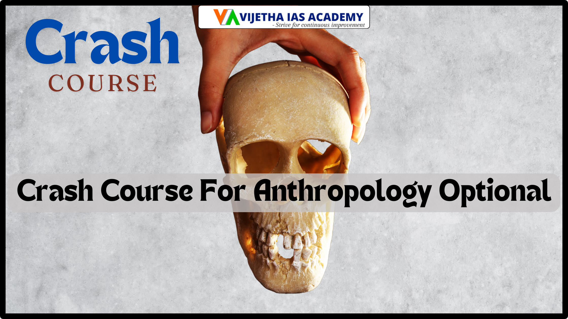 Crash Course For Anthropology Optional