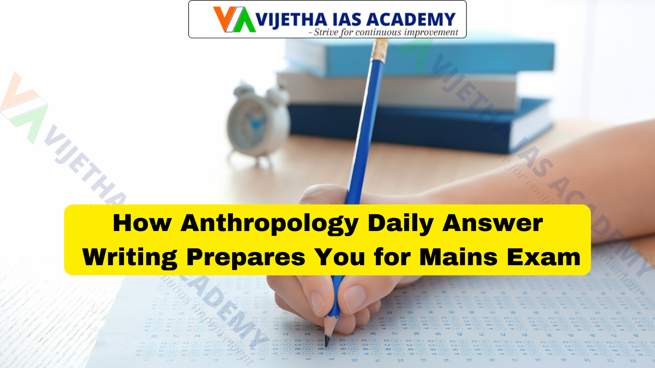 How Anthropology Daily Answer Writing Prepares You for UPSC Mains Exam