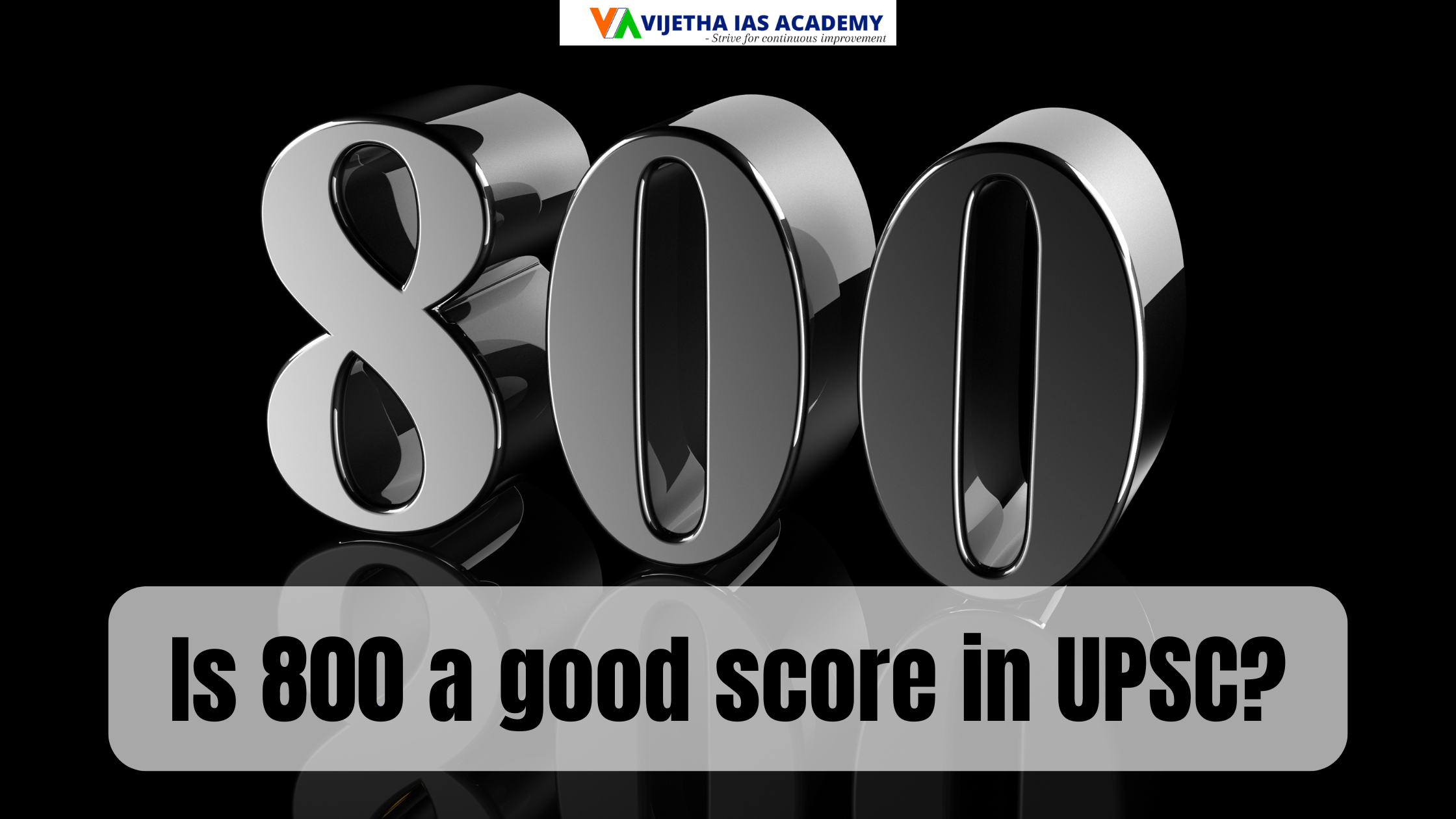 Is 800 a good score in UPSC?