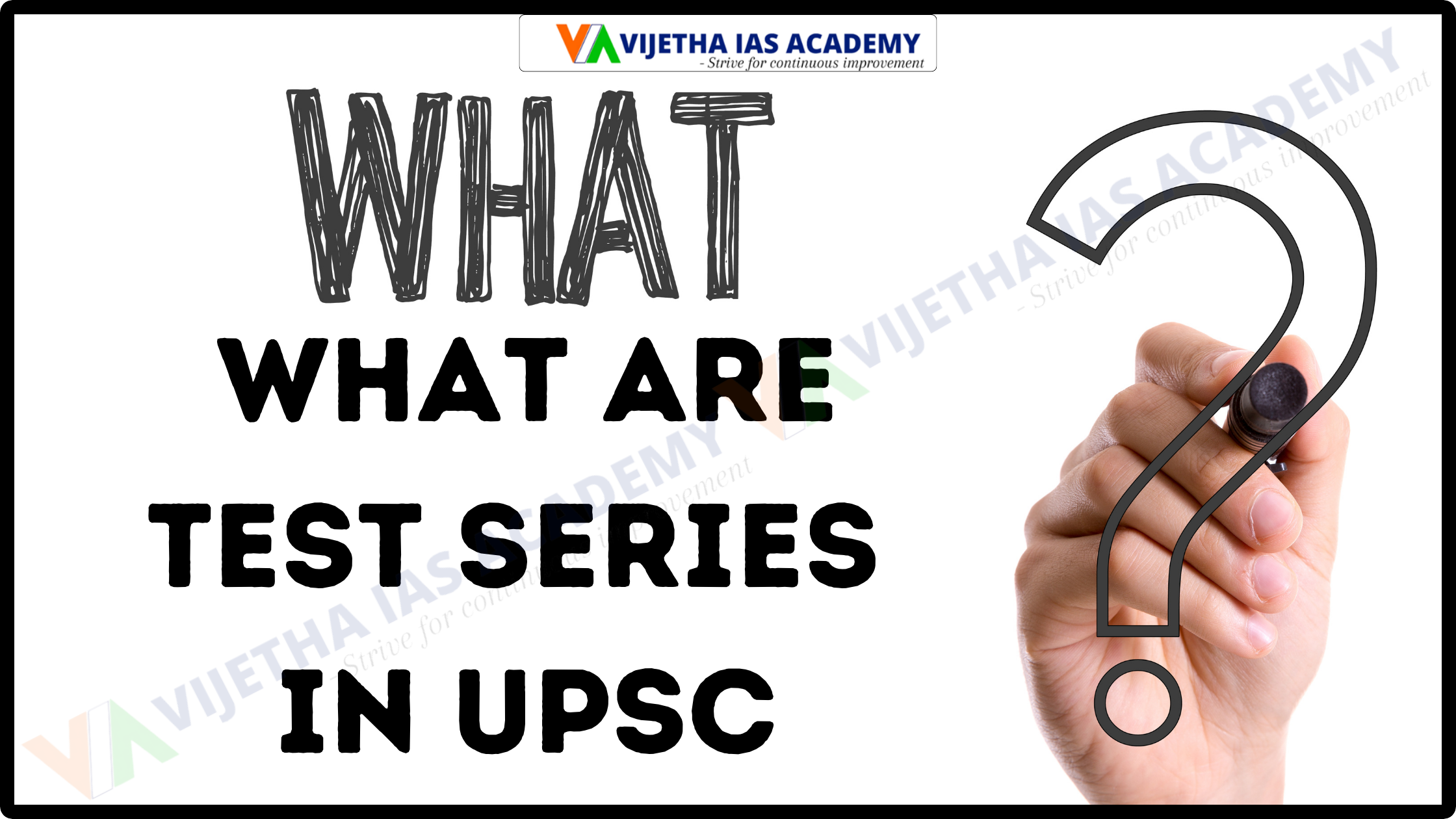 What Are Test Series In Upsc