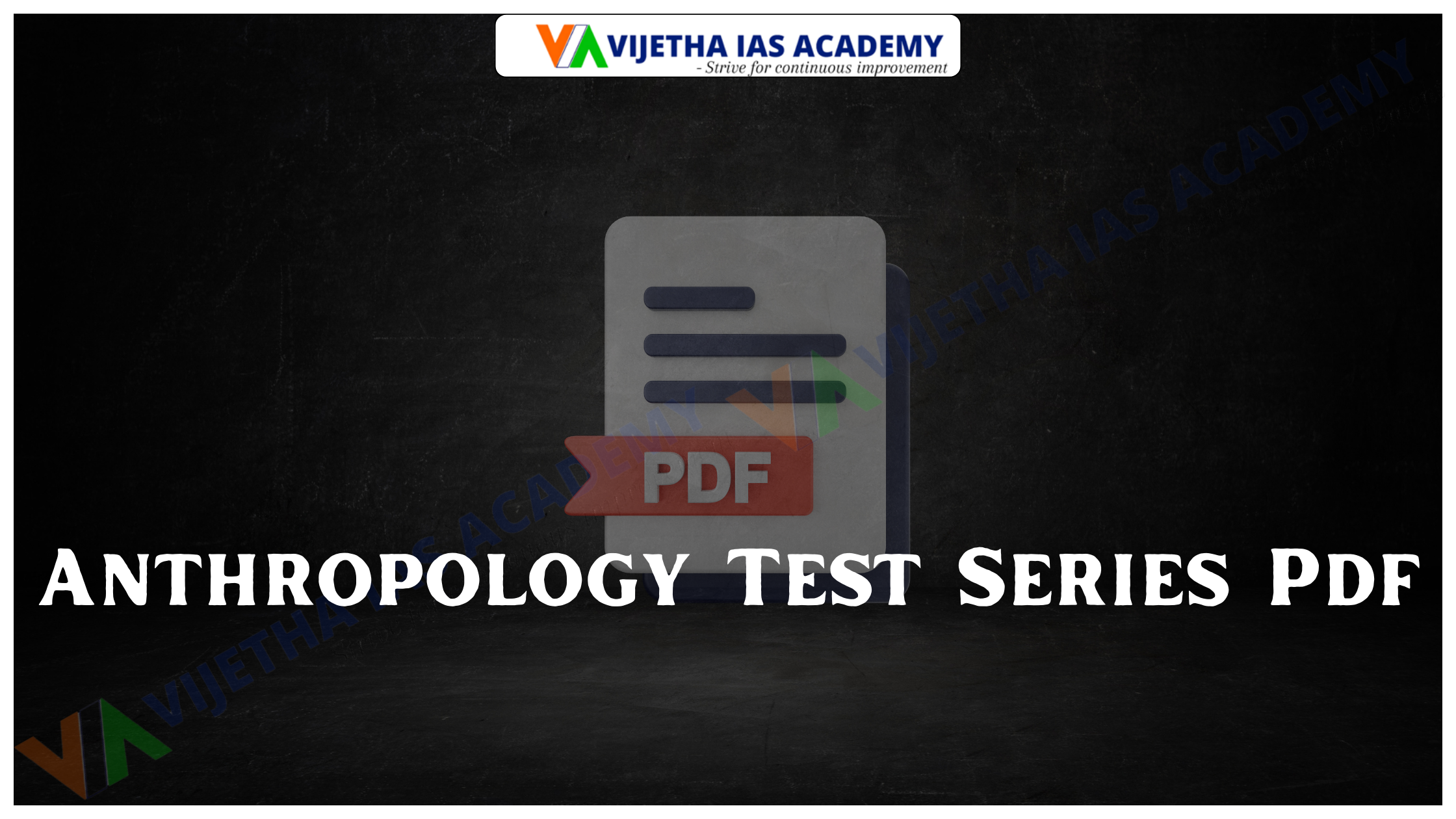 Anthropology Test Series Pdf | N P Kishore Sir