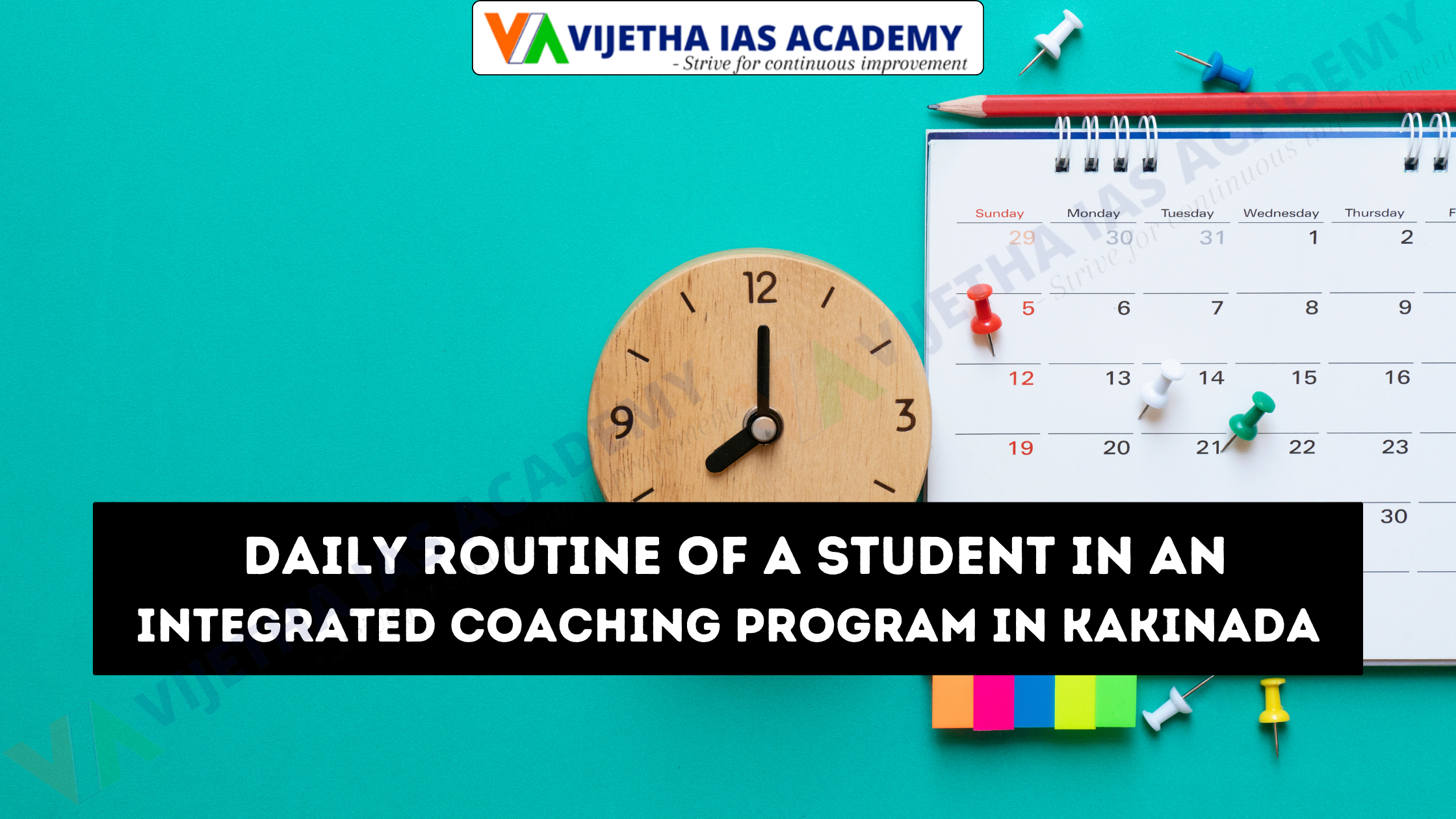 Daily Routine Of A Student In An Integrated Coaching Program In Kakinada