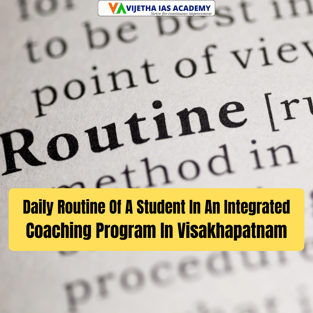 Daily Routine Of A Student In An Integrated Coaching Program In ...