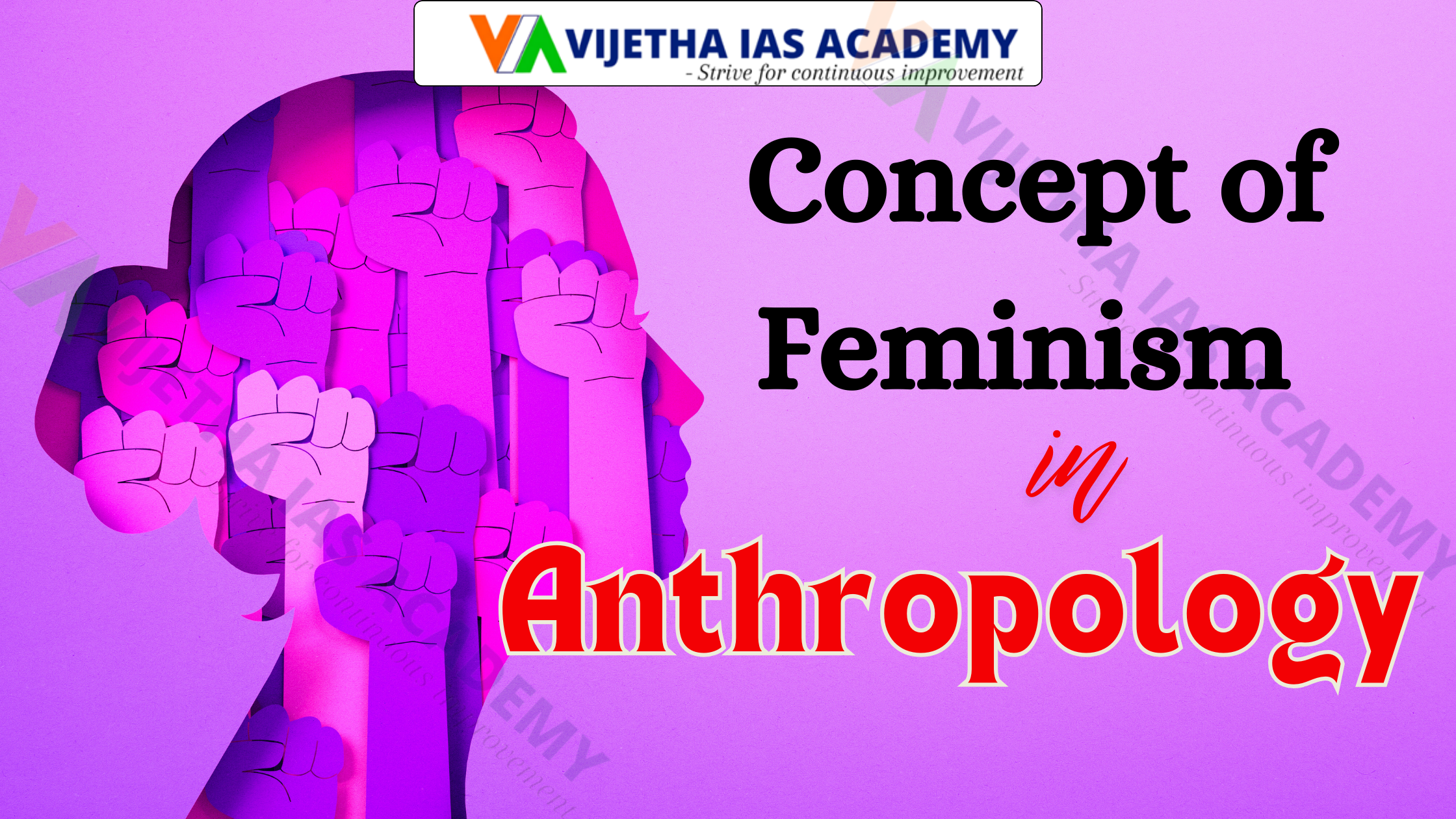 Concept of Feminism in Anthropology by N.P kishore Sir