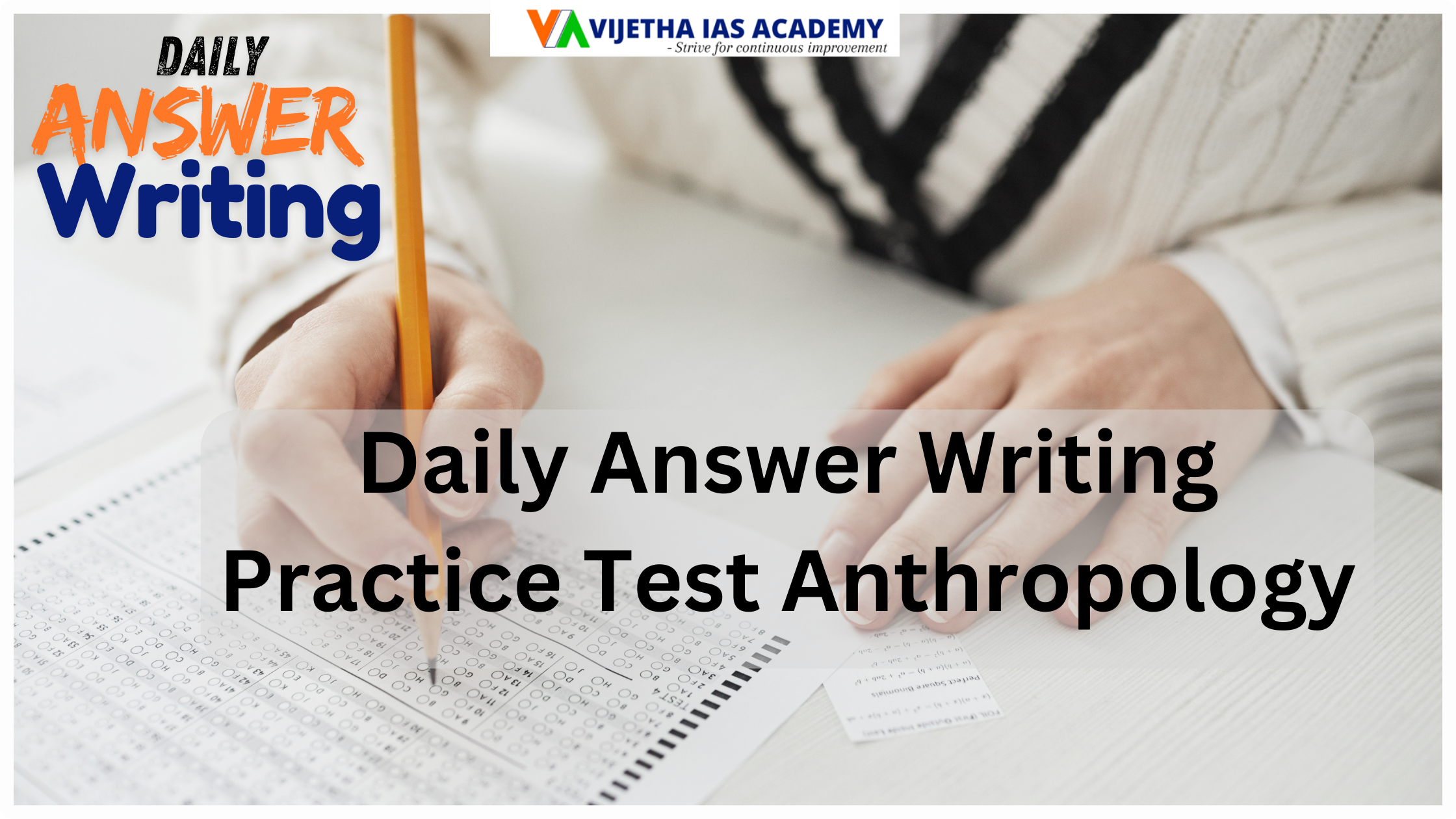 Daily Answer Writing Practice Test Anthropology