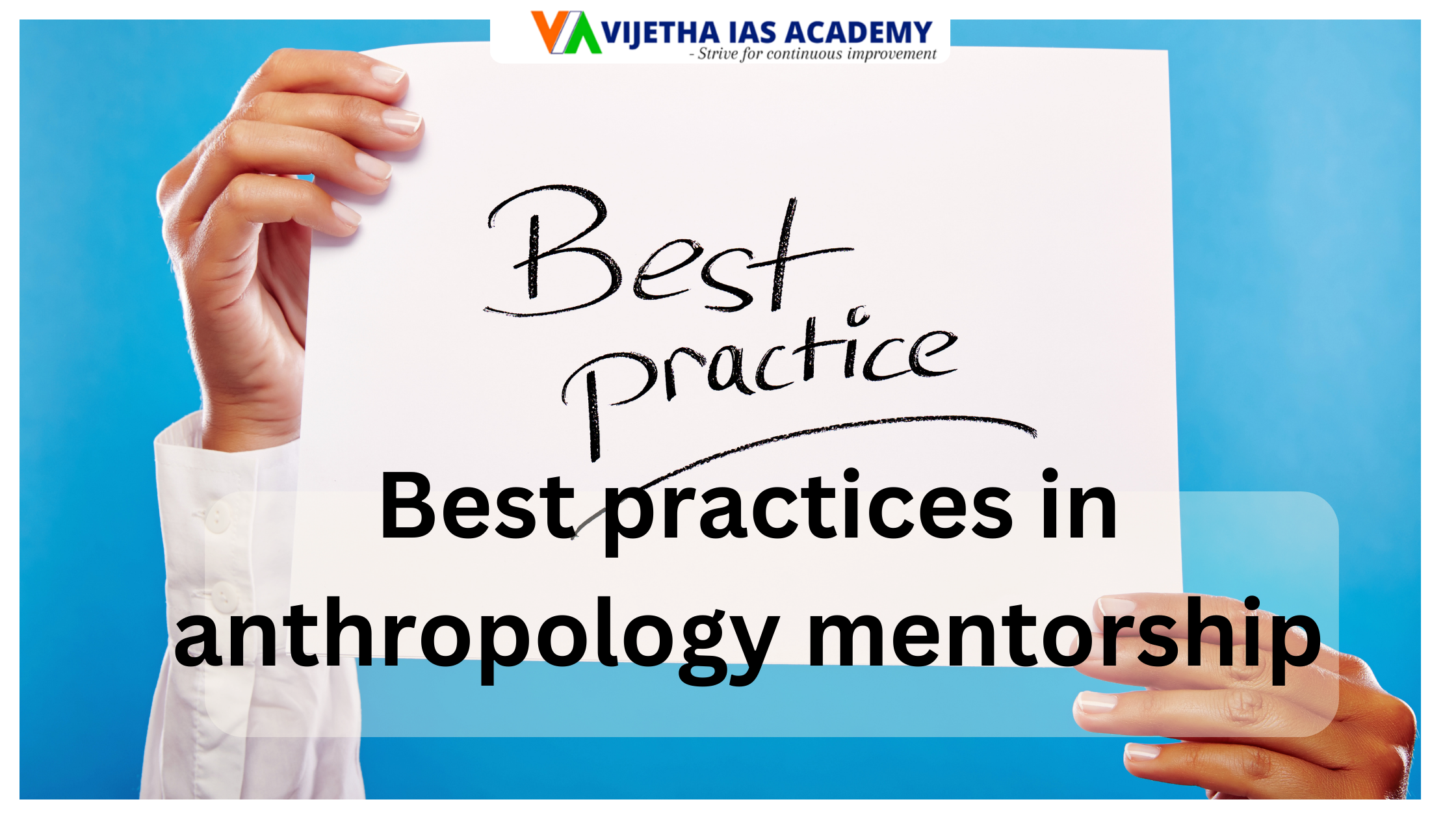 Best practices in anthropology mentorship