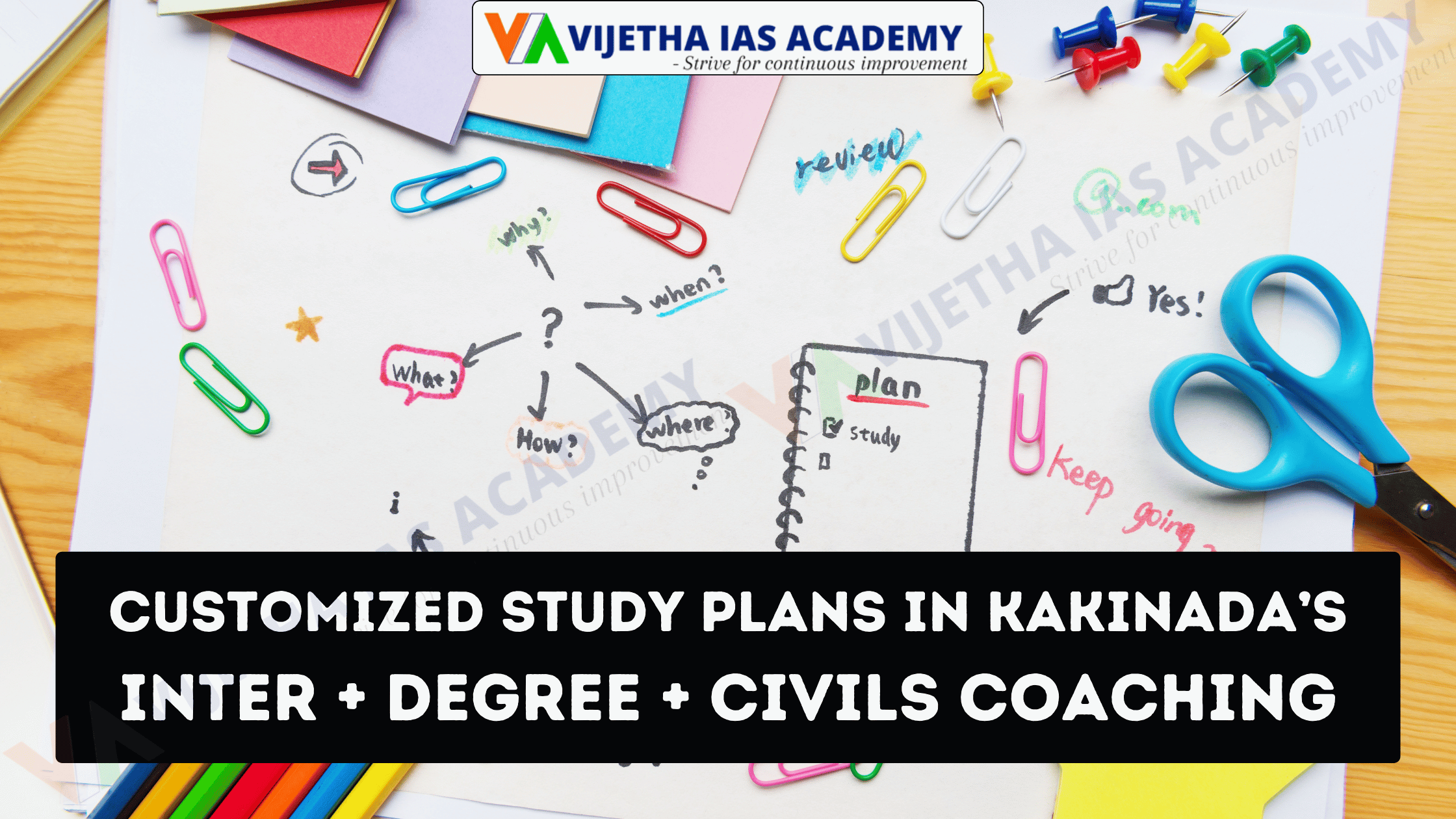 Customized Study Plans In Kakinada Inter + Degree + Civils Coaching