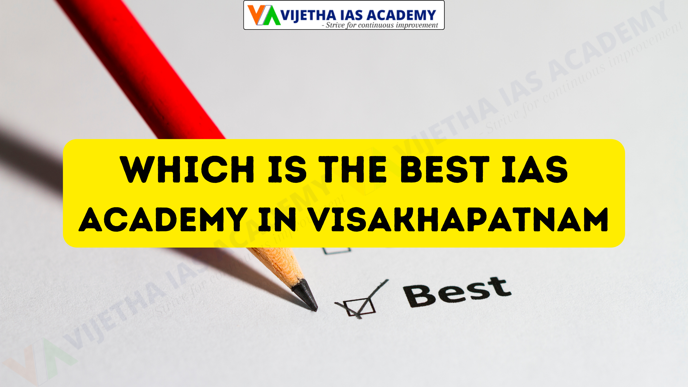 Which Is The Best Ias Academy In Visakhapatnam?