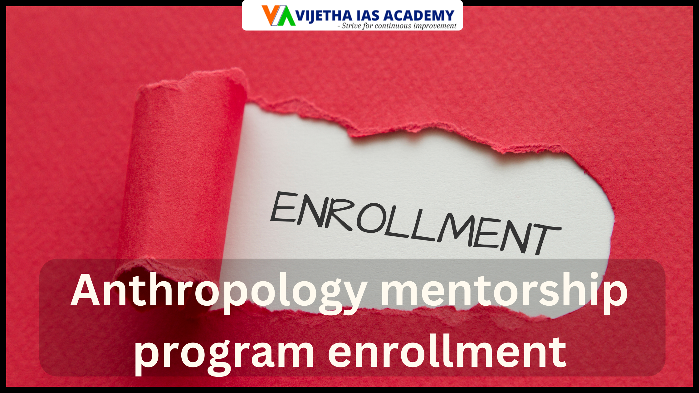 Anthropology mentorship program enrollment