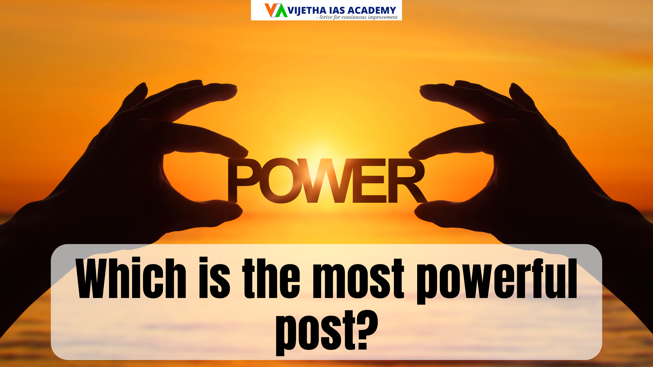 Which Is The Most Powerful Post which-is-the-most-powerful-post
