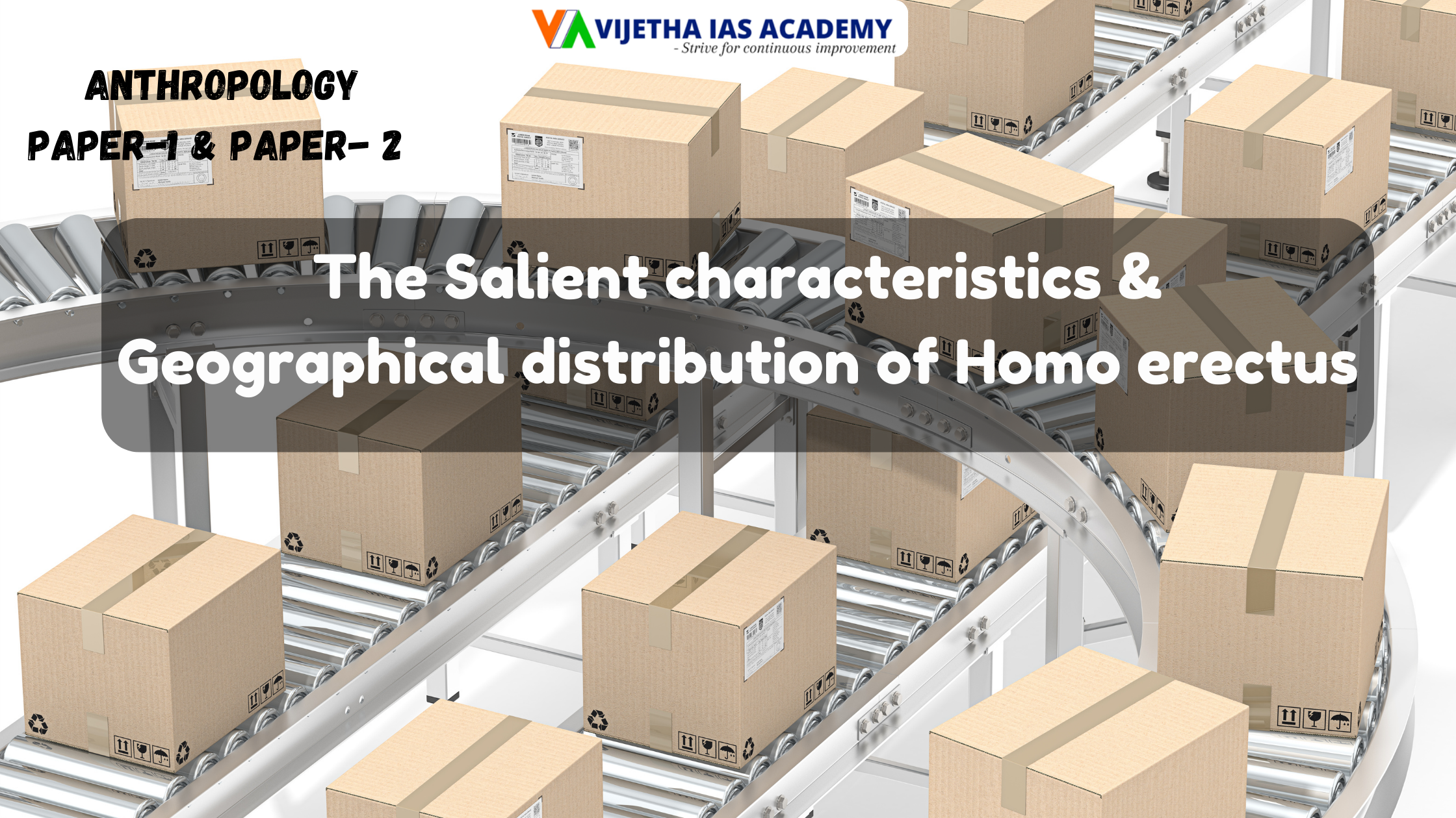 The Salient characteristics & Geographical distribution of Homo erectus? Explained for UPSC | Vijetha IAS Academy
