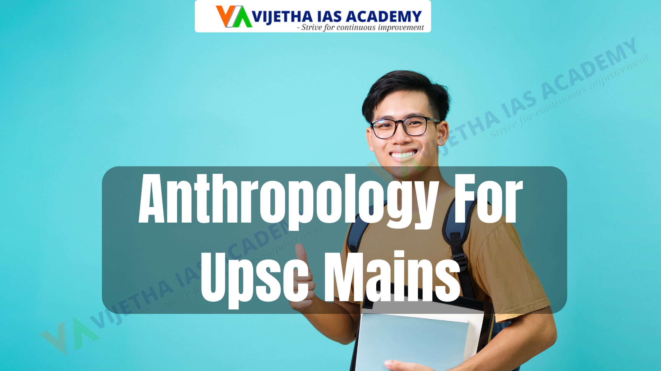 Anthropology For UPSC Mains | Vijetha IAS Academy