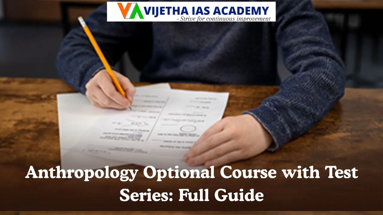 Anthropology optional course with test series