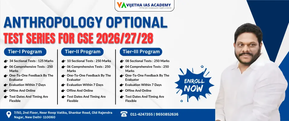 Anthropology optional Test Series