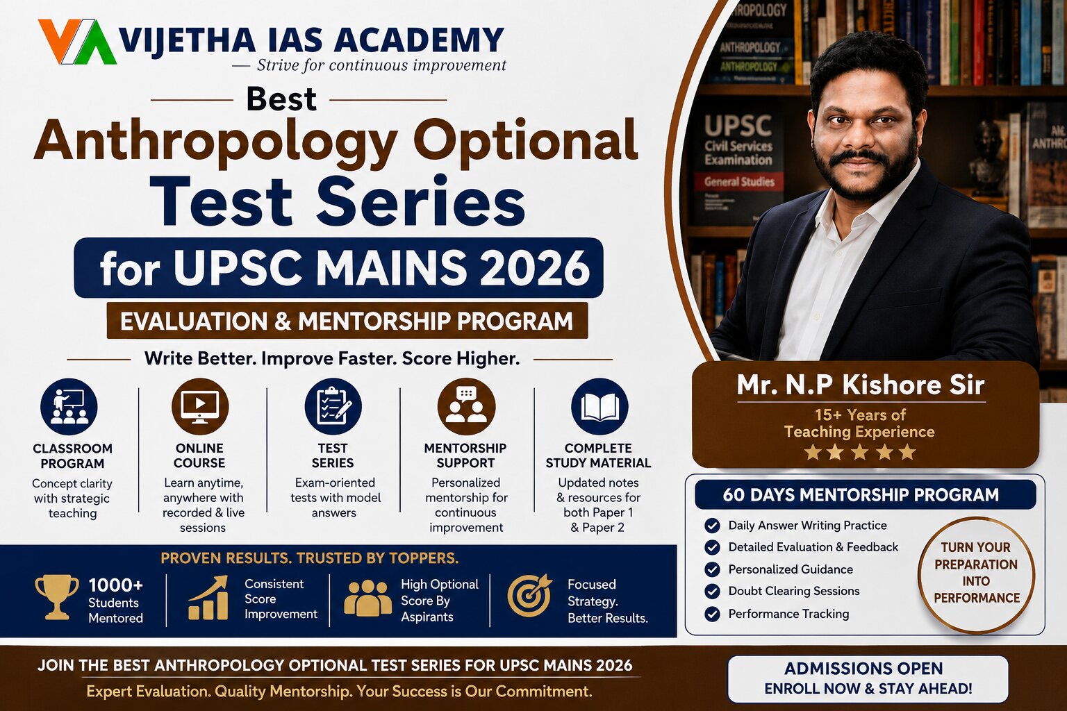 Best Anthropology Optional Test Series for UPSC Mains 2026