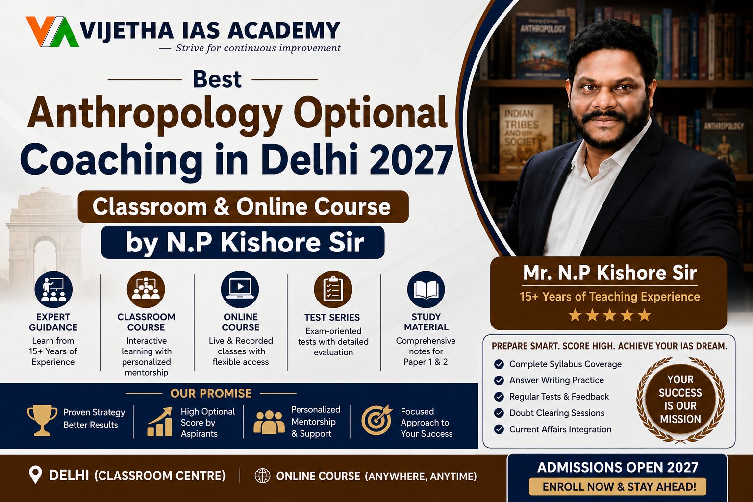 Best Anthropology Optional Coaching in Delhi 2027