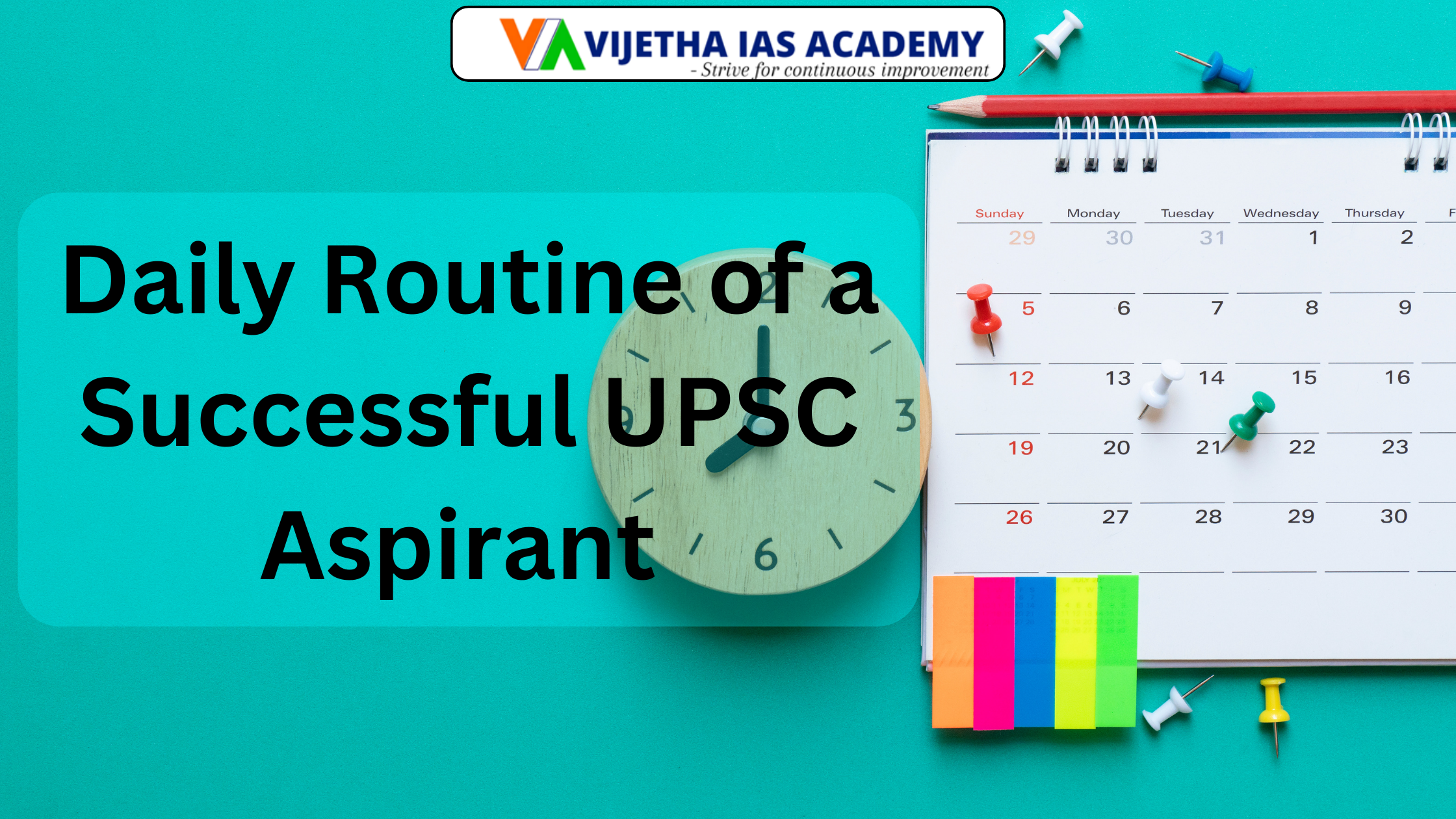 Daily Routine of a Successful UPSC Aspirant