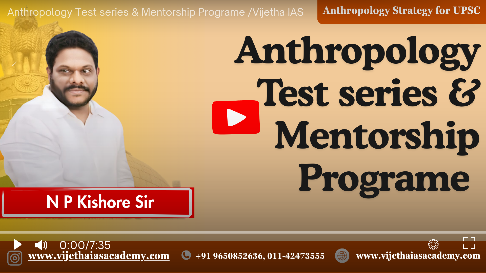 Exclusive Test Series for Anthropology Optional at Vijetha IAS Academy, Anthropology Optional Mentorship with Kishore Sir, Best Test Series for Anthropology Optional UPSC, Anthropology Optional Coaching with Focused Test Series, Vijetha IAS Academy’s Anthropology Mentorship and Test Series, Anthropology Optional Crash Course with Test Series, Anthropology Optional Preparation with Intensive Mentorship, Top UPSC Anthropology Coaching with Weekly Tests, UPSC Anthropology Test Series and Answer Writing Practice, Complete Anthropology Coaching with Mentorship Program, Anthropology Optional Test Series and One-on-One Mentorship,