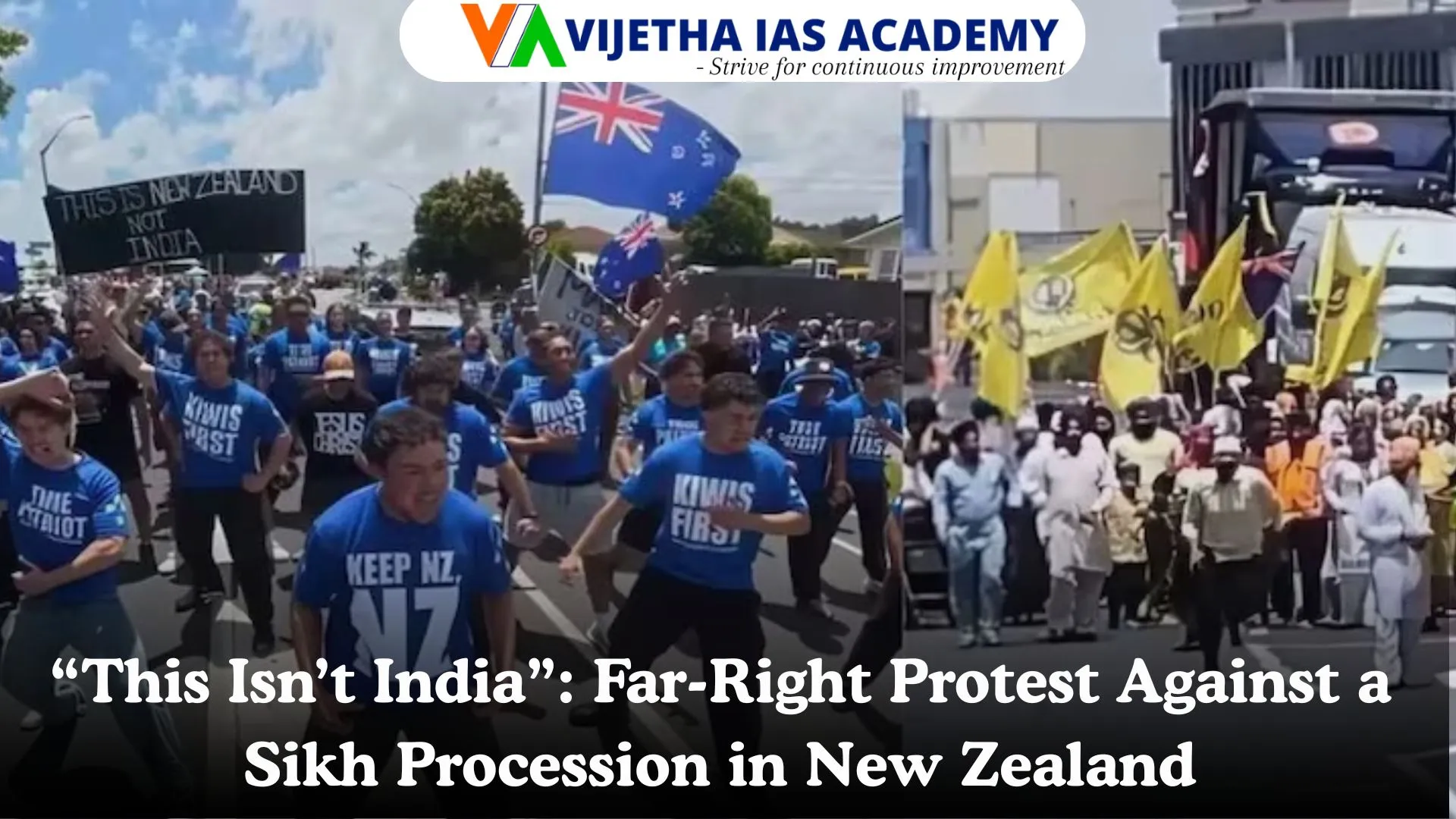 “This Isn’t India”: Far-Right Protest Against a Sikh Procession in New Zealand