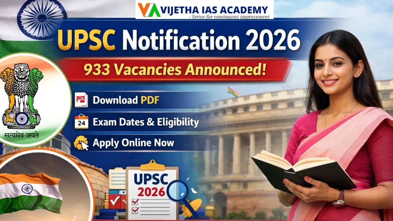 UPSC Notification 2026 Released for 933 Vacancies – Download PDF, Check Dates & Eligibility