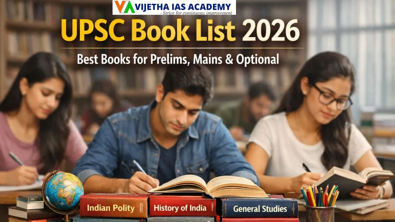 UPSC Book List 2026 – Best Books for Prelims, Mains & Optional
