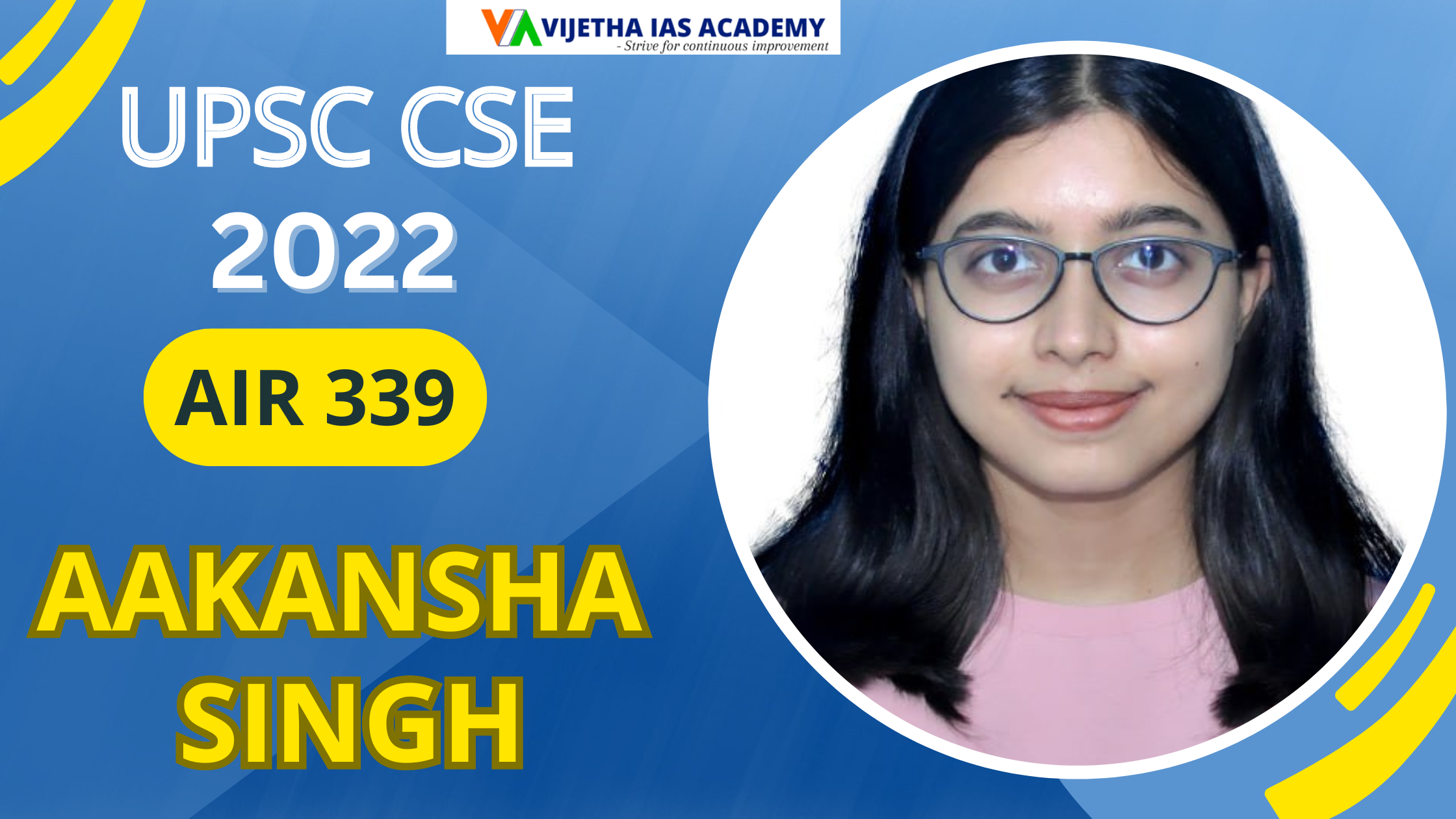 Aakansha Singh Upsc CSE AIR 339(2022) : A Journey Of Success