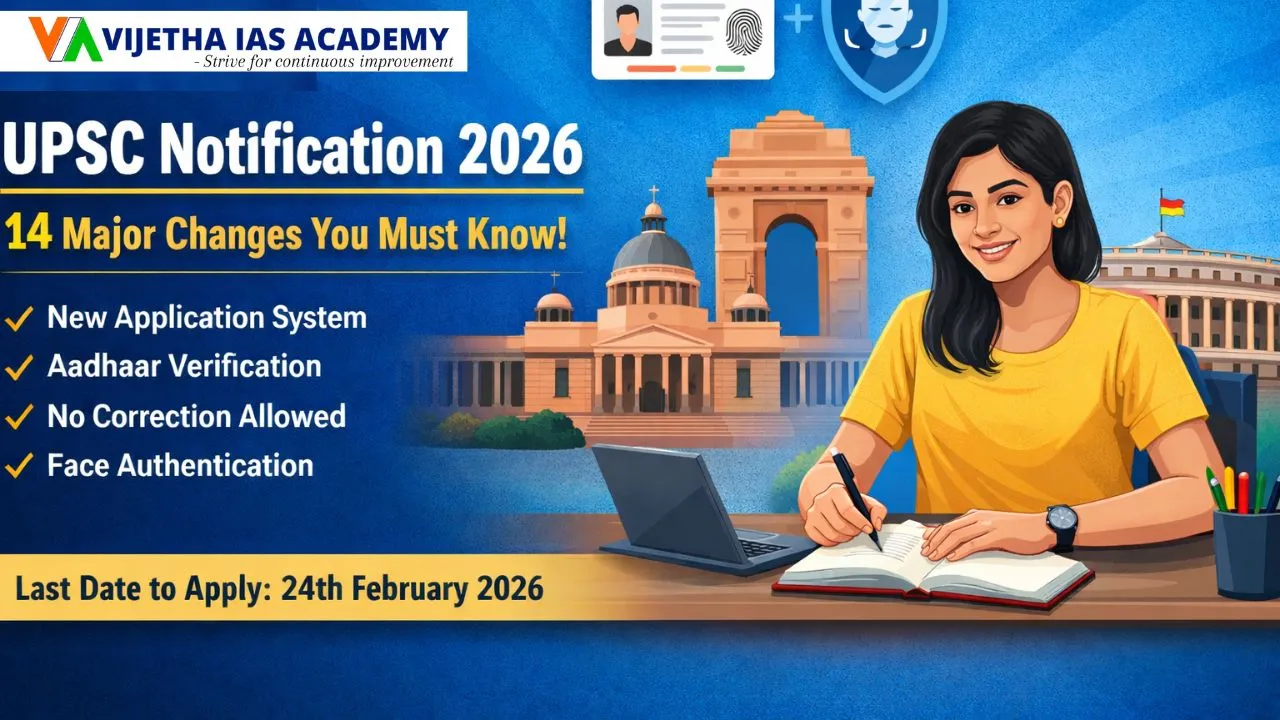 New Rules in UPSC Notification 2026