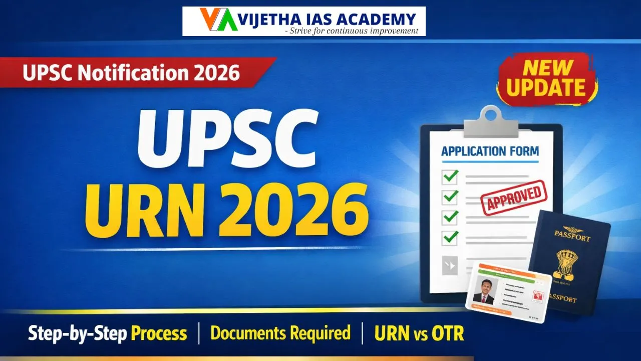 UPSC URN Registration 2026