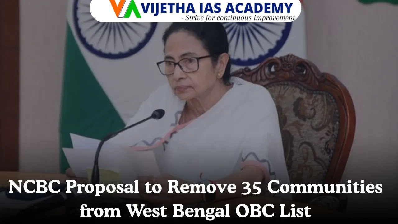 NCBC Recommends Exclusion of 35 Communities from West Bengal’s Central OBC List