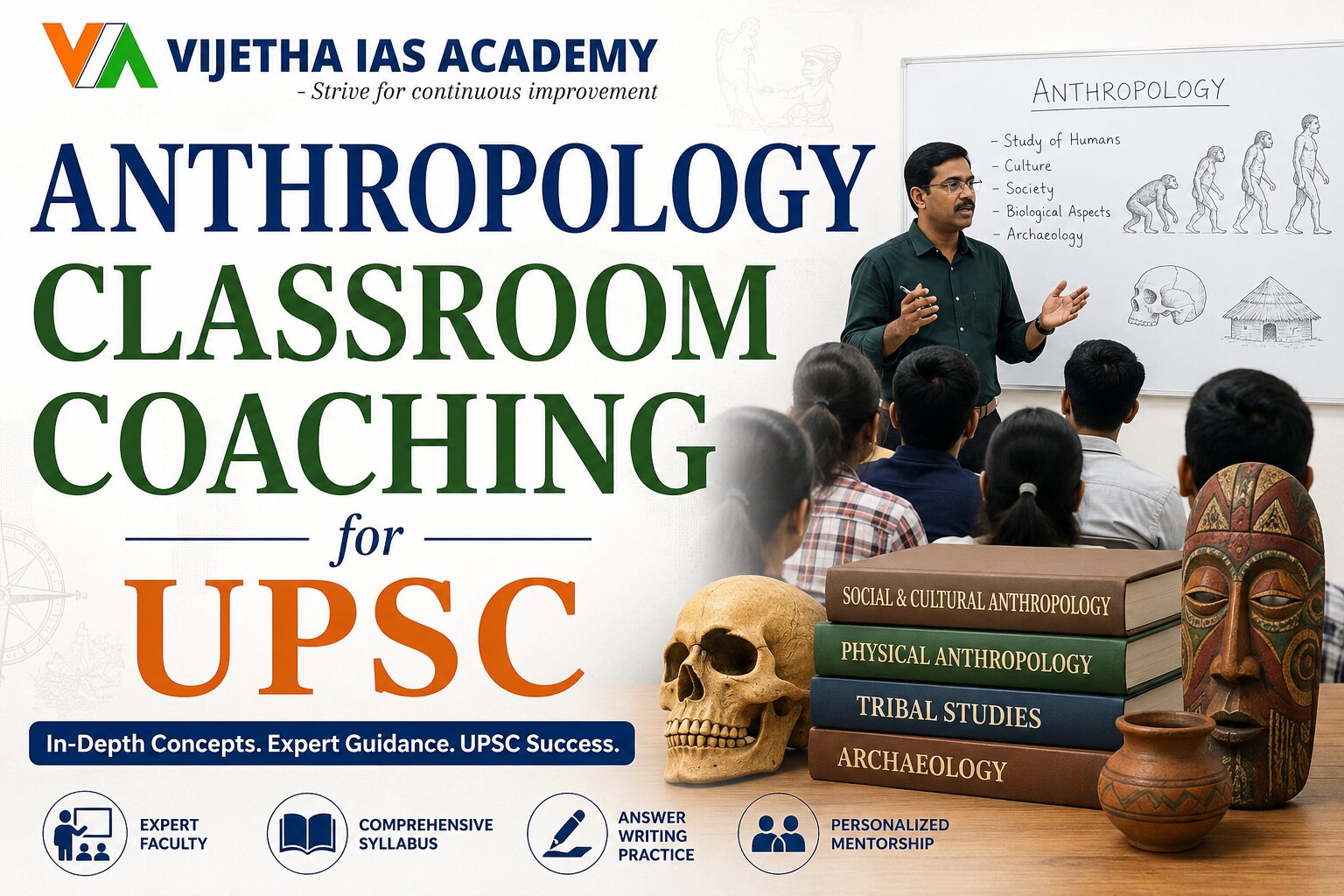 Anthropology Classroom Coaching for UPSC: Complete Guide to Structured Preparation and Success