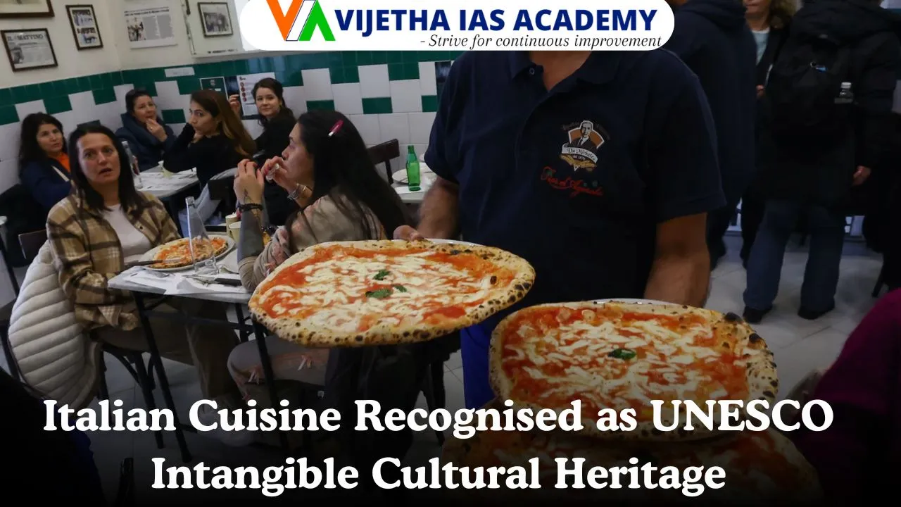 Italian Cuisine Recognised as UNESCO Intangible Cultural Heritage