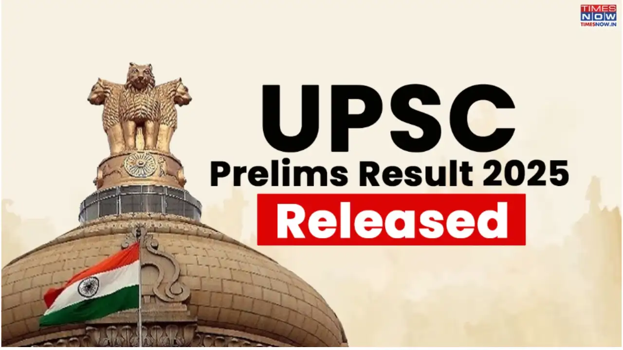 Prelims UPSC result 2025 roll number wise, PDF of selected candidates