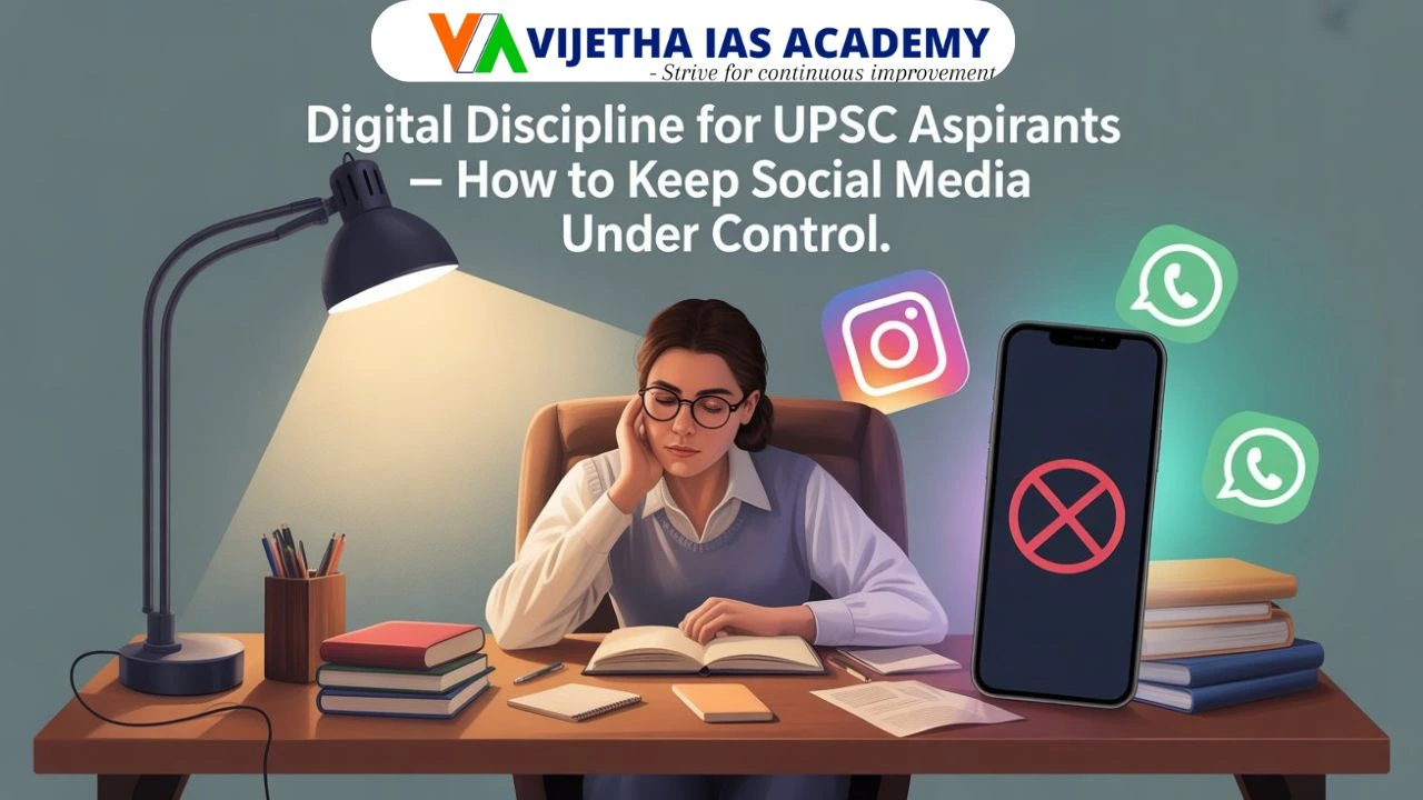 Digital Discipline for UPSC Aspirants – How to Keep Social Media Under Control