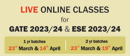 Live Online Classes for ESE 2023 & GATE 2023