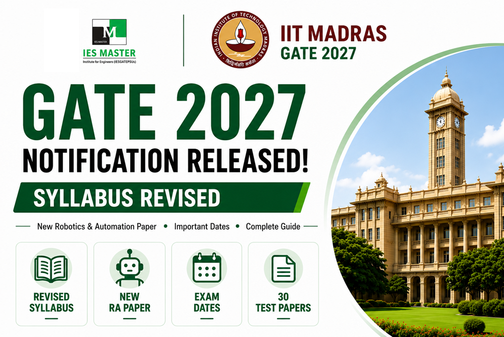 GATE 2027 Revised Syllabus, Notification, Important Dates, Eligibility & Preparation Strategy | IES Master