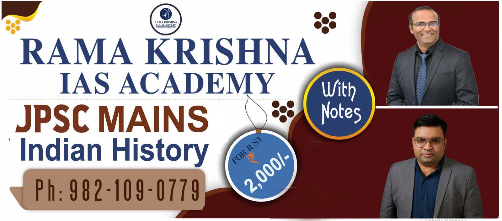 JPSC MAINS INDIAN HISTORY