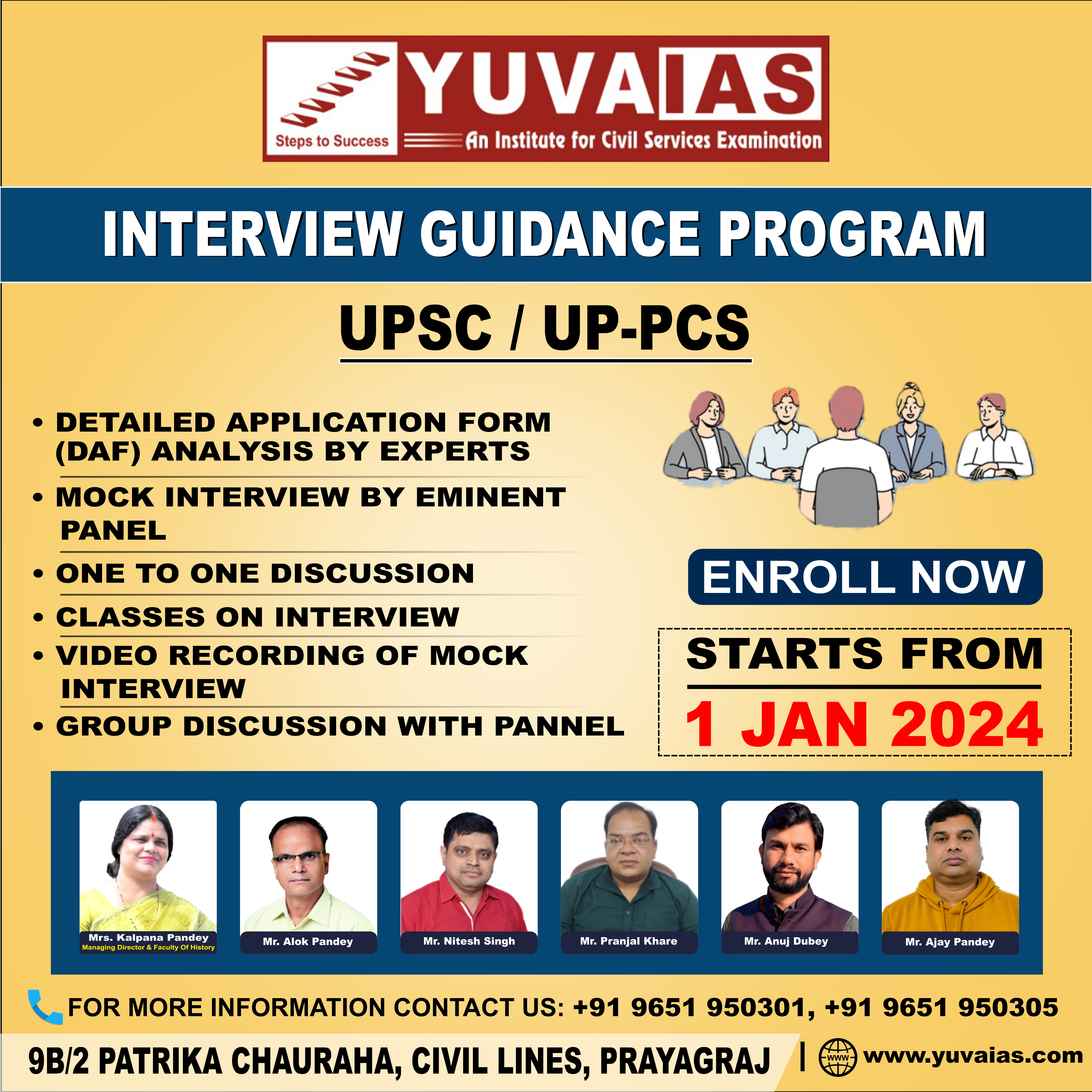 YUVA IAS’s UPSC Interview Guidance Programme is launched