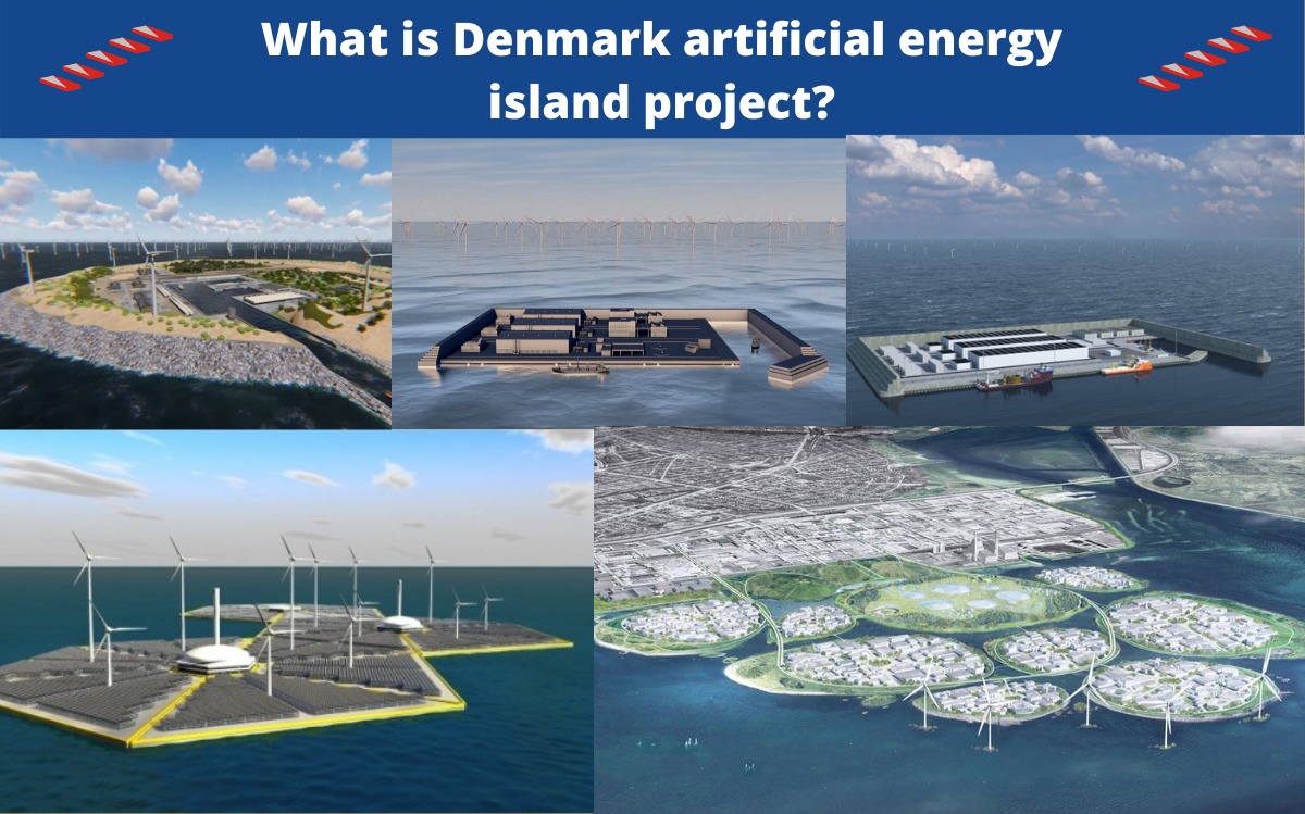 What is Denmark’s artificial energy island project?
