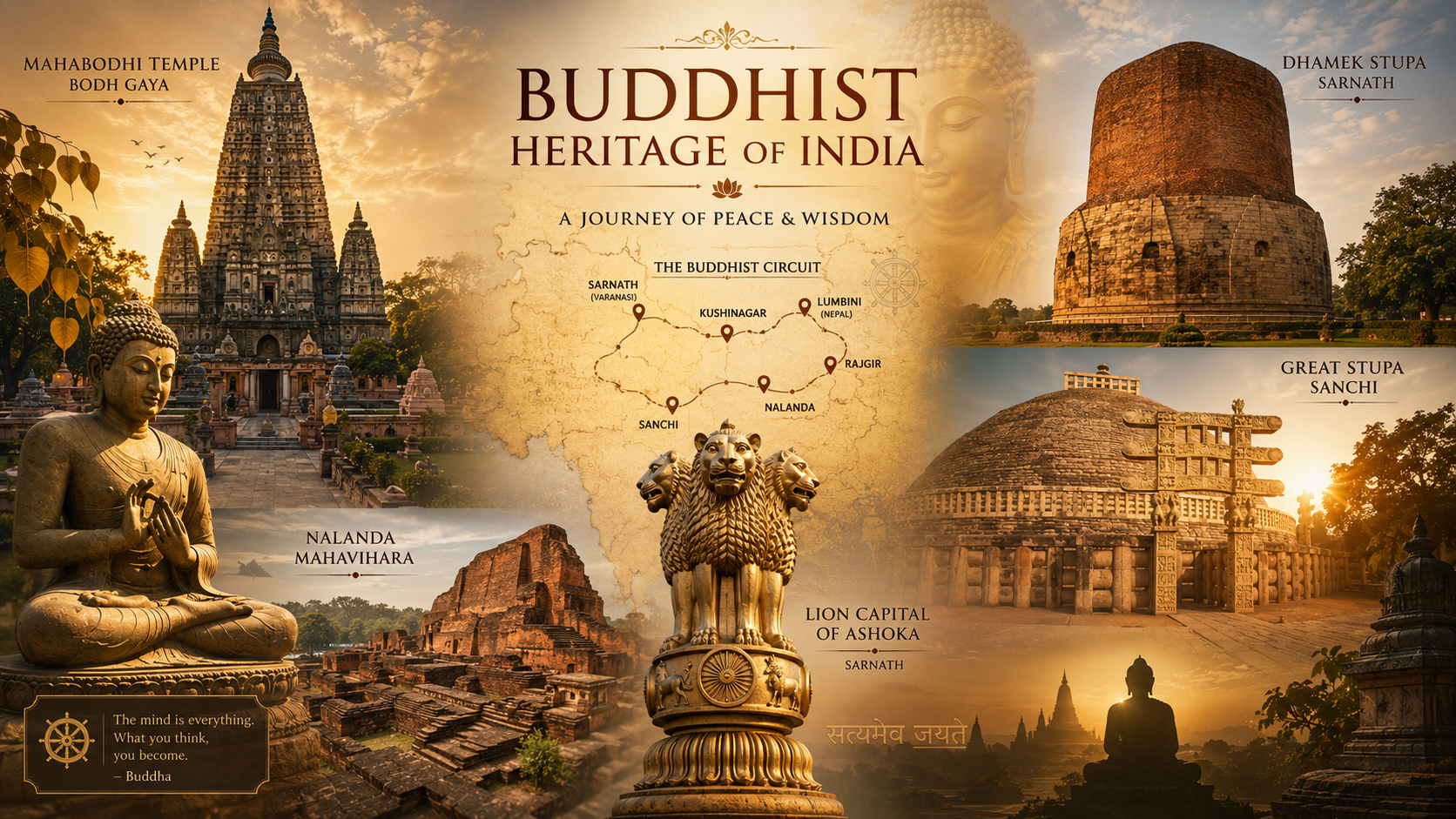 Buddhist Heritage Sites of India: UNESCO Sites, Cultural Significance & UPSC GS-I Analysis