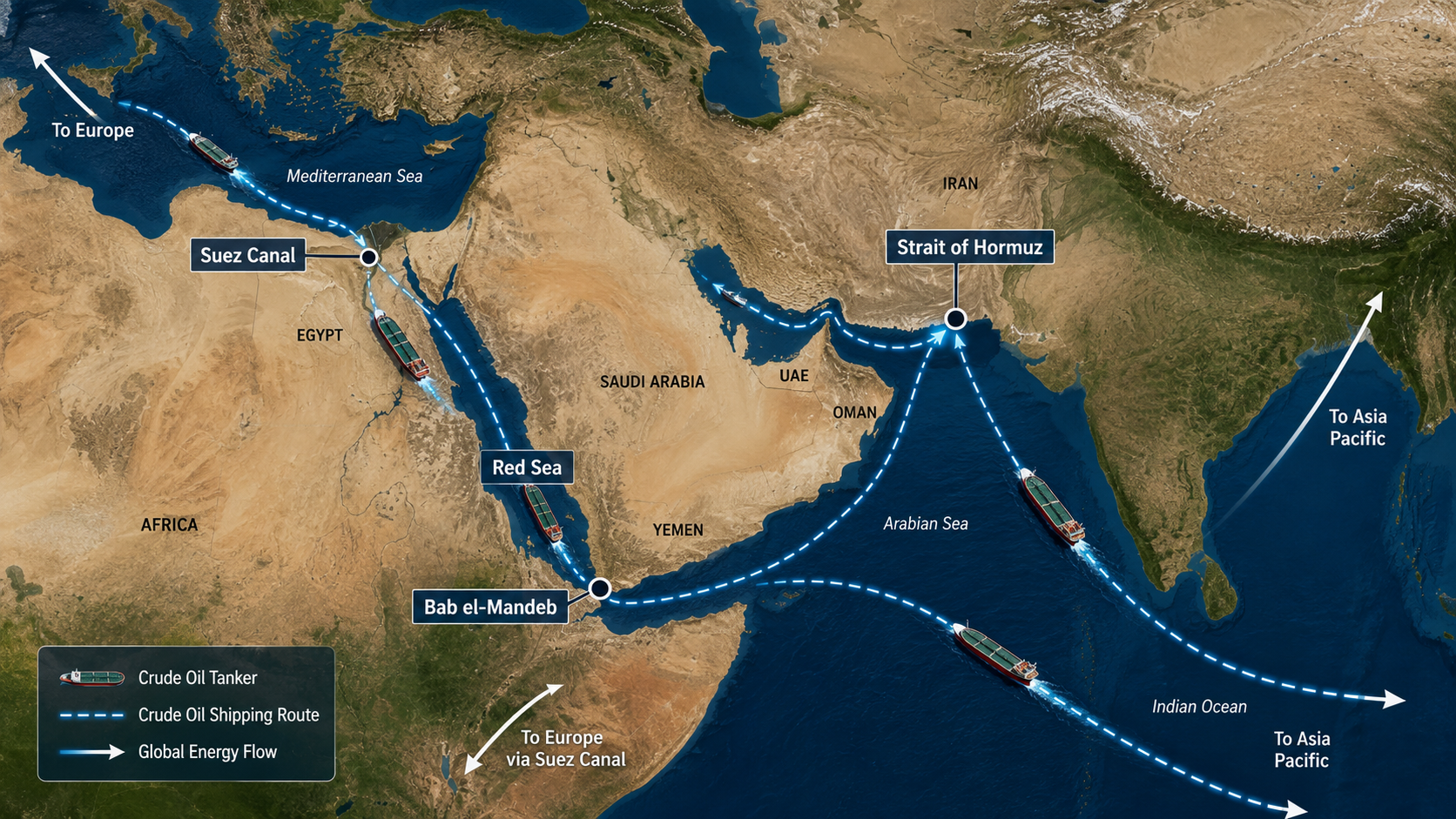 Maritime Chokepoints of West Asian Energy Trade